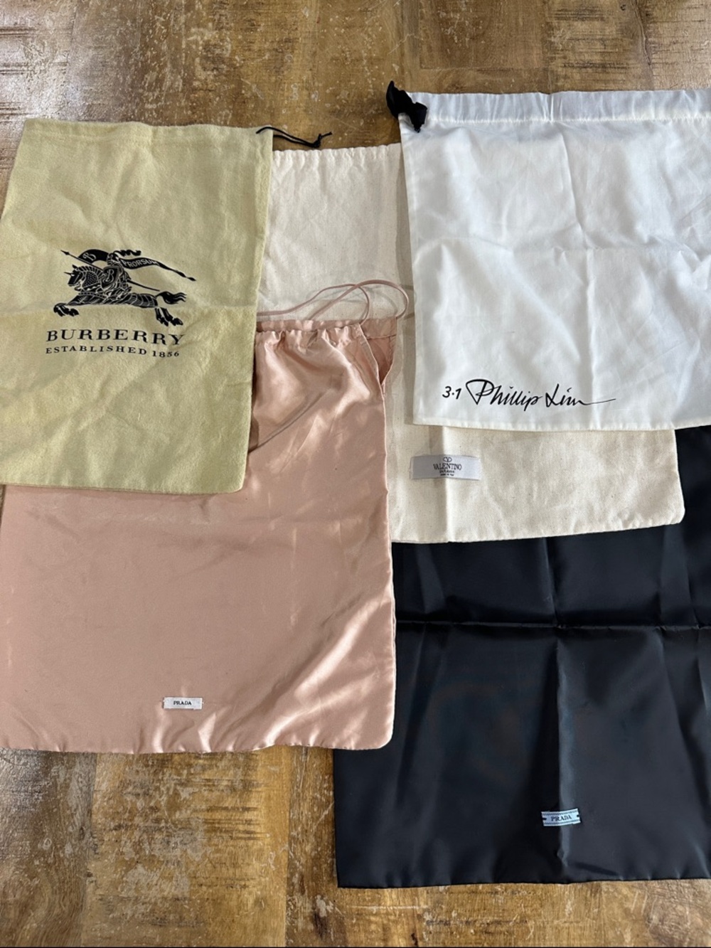 Lot of Designer Dust Bags